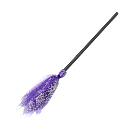 GARIOUANS Halloween Hexenbesen Cosplay Requisite mit Spinnennetz Stoff Hexenbesen für Party Maske Kostüm und Halloween Dekoration Langlebiges Material Vielseitig Einsetzbar GARIOUANS Halloween Hexenbesen Cosplay Requisite mit Spinnennetz Stoff Hexenbesen für Party Maske Kostüm und Halloween Dekoration Langlebiges Material Vielseitig Einsetzbar von GARIOUANS
