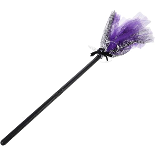 GARIOUANS Halloween Hexenbesen Cosplay Zubehör Abnehmbar Langlebig für Erwachsene Halloween Party Deko Besenstiel Magischer Hexenbesen GARIOUANS Halloween Hexenbesen Cosplay Zubehör Abnehmbar Langlebig für Erwachsene Halloween Party Deko Besenstiel Magischer Hexenbesen von GARIOUANS