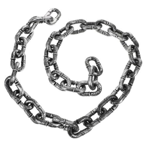 GARIOUANS Halloween Kunststoffkette Langlebige Flexible Kostümrequisite mit Realistischem Design für Gefangenen und Piratenkostüme Gruselige Deko für Halloween Partys und von GARIOUANS