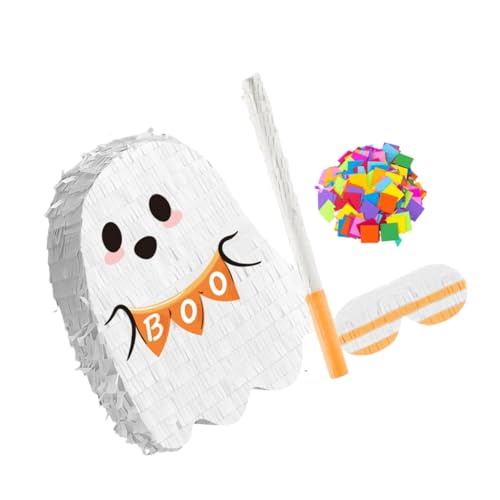 GARIOUANS Halloween Pinata Geisterform Party Deko Hängend Stabile Süßigkeiten Piñata Für Innen Außen Familienfreundliche Halloween Deko Und Gemeinschaftsaktivitäten GARIOUANS Halloween Pinata Geisterform Party Deko Hängend Stabile Süßigkeiten Piñata Für Innen Außen Familienfreundliche Halloween Deko Und Gemeinschaftsaktivitäten von GARIOUANS