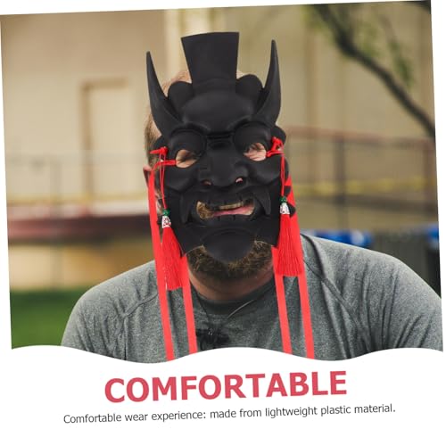 GARIOUANS Handgefertigte Chinesische Drama Maske aus Leichtem Kunststoff Blanko Vollgesichts Cosplay Maske zum Bemalen für Theateraufführungen Karneval Kulturelle Feste und DIY von GARIOUANS