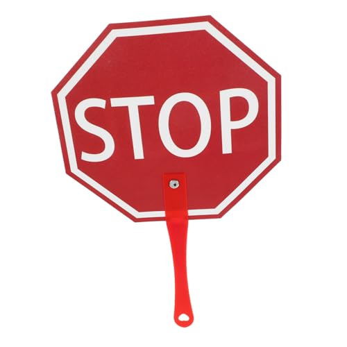 GARIOUANS Handliches Stoppschild für Klassenzimmer Vielseitiges Schulzubehör Farbenfrohes Hand Stoppschild für Lehrer und Schüler Interaktives Unterrichtswerkzeug für Fragen Abstimmungen und von GARIOUANS