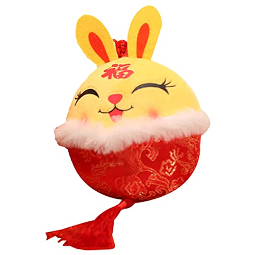 GARIOUANS Hase Anhänger Kuscheltier mit Neujahrsdesign Niedliches Maskottchen für Jahr des für Dekoration und und Hautfreundlich GARIOUANS Hase Anhänger Kuscheltier mit Neujahrsdesign Niedliches Maskottchen für Jahr des für Dekoration und und Hautfreundlich von GARIOUANS