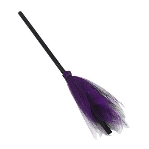 GARIOUANS Hexenbesenprops Hexenbesen Hexenbesen Für Halloween Aufblasbarer Halloween Hexe Verkleiden Zubehör Erwachsener Violett Zufällige Farbe von GARIOUANS