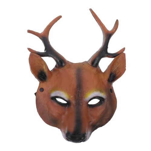 GARIOUANS Hirschmaske PU Schaumstoff Party Cosplay Maske für Halloween und Weihnachtsfeier Dekorative Wiederverwendbare Tierkopf Verkleidung für Erwachsene GARIOUANS Hirschmaske PU Schaumstoff Party Cosplay Maske für Halloween und Weihnachtsfeier Dekorative Wiederverwendbare Tierkopf Verkleidung für Erwachsene von GARIOUANS