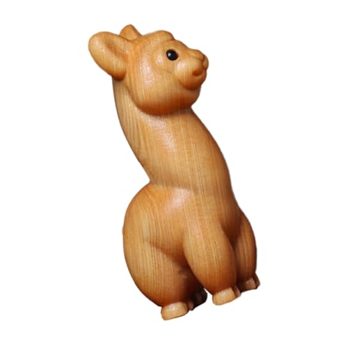 GARIOUANS Holz Alpaka Figur Handgefertigtes Tierstatue Desktop Dekorative Alpaka -Ornament Holz Alpaka Statue Tabletop Tierstatue GARIOUANS Holz Alpaka Figur Handgefertigtes Tierstatue Desktop Dekorative Alpaka -Ornament Holz Alpaka Statue Tabletop Tierstatue von GARIOUANS