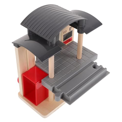 GARIOUANS Holz Eisenbahn Station für Elektrisches Schienensystem aus Sicherem Holzmaterial Fördert Kreativität Teamwork und Feinmotorik für Spielgruppen und Familien GARIOUANS Holz Eisenbahn Station für Elektrisches Schienensystem aus Sicherem Holzmaterial Fördert Kreativität Teamwork und Feinmotorik für Spielgruppen und Familien von GARIOUANS
