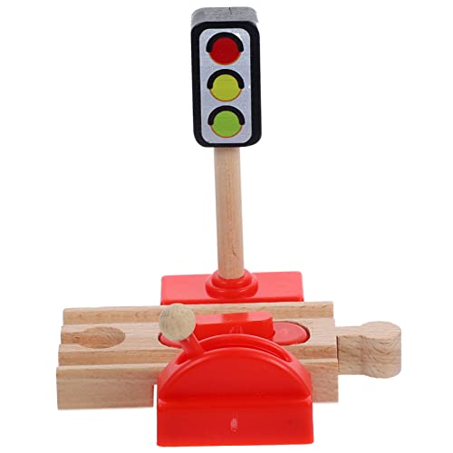 GARIOUANS Holz Eisenbahn Zubehör Kinderspielzeug mit Straßensperre für Kreative Modelleisenbahn Szenen für Drinnen und Draußen Fördert Fantasie und Geschicklichkeit GARIOUANS Holz Eisenbahn Zubehör Kinderspielzeug mit Straßensperre für Kreative Modelleisenbahn Szenen für Drinnen und Draußen Fördert Fantasie und Geschicklichkeit von GARIOUANS