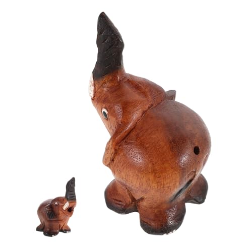 GARIOUANS Holz Elefant Musikinstrument mit Realistischen Elefantengeräuschen Handgefertigtes Blasinstrument für Robustes Holzspielzeug Fördert Musikalische Entwicklung und Spielerisches von GARIOUANS