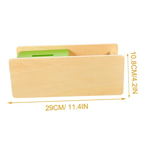 GARIOUANS Holz Lernspielzeug Intelligenz Spiel Münzbox Montessori Motorisches Lernspielzeug für Kleinkinder Frühförderung Hand Auge Koordination und Logisches von GARIOUANS