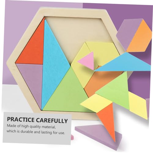 GARIOUANS Holz Puzzle mit Geometrisches Wabenmuster Langlebig und Pädagogisches Legespiel für Fördert Räumliches und Feinmotorik GARIOUANS Holz Puzzle mit Geometrisches Wabenmuster Langlebig und Pädagogisches Legespiel für Fördert Räumliches und Feinmotorik von GARIOUANS