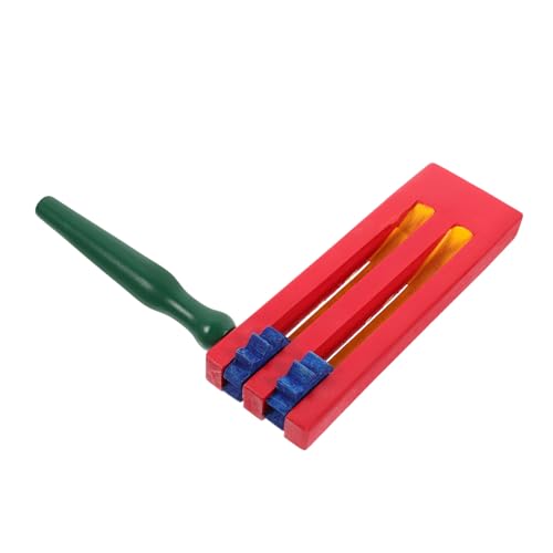 GARIOUANS Holz Ratsche Musikinstrument Doppellagigen Klangelementen Kindgerechtes Musikspielzeug zur Rhythmusförderung und Hand Auge Koordination Vielseitig für Musiker und Geeignet GARIOUANS Holz Ratsche Musikinstrument Doppellagigen Klangelementen Kindgerechtes Musikspielzeug zur Rhythmusförderung und Hand Auge Koordination Vielseitig für Musiker und Geeignet von GARIOUANS