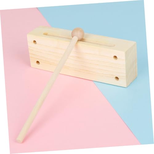 GARIOUANS Holz Rhythmusblock aus Buchenholz mit Schlägeln Klarer Klang Sicher Poliert Pädagogisches Percussion Instrument für Musikunterricht und Kreative GARIOUANS Holz Rhythmusblock aus Buchenholz mit Schlägeln Klarer Klang Sicher Poliert Pädagogisches Percussion Instrument für Musikunterricht und Kreative von GARIOUANS