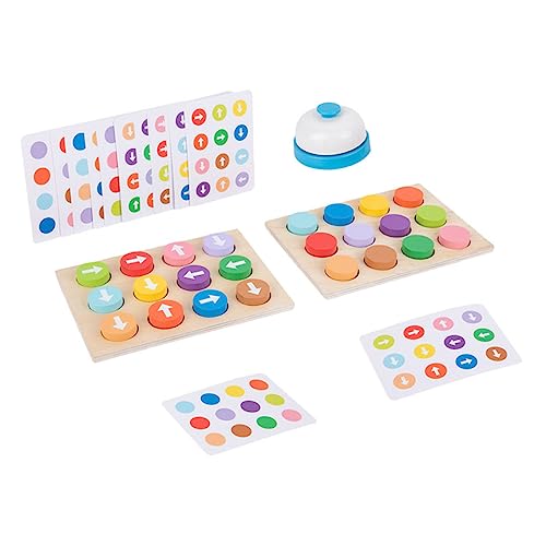 GARIOUANS Holz Spielset für Farbenfrohes Lernspielzeug zur Logischen Sicher aus Natürlichem Holz für Spielerische Richtungsübungen und Geistige Entwicklung GARIOUANS Holz Spielset für Farbenfrohes Lernspielzeug zur Logischen Sicher aus Natürlichem Holz für Spielerische Richtungsübungen und Geistige Entwicklung von GARIOUANS