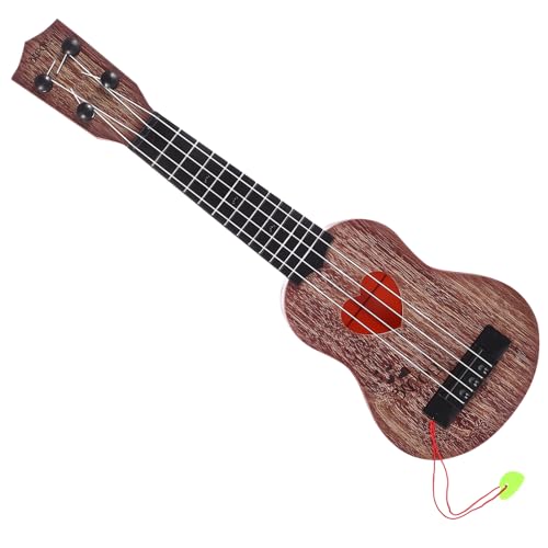 GARIOUANS Holz Ukulele für Anfänger Musikinstrument Spielzeugähnliche Gitarre für Jungen und Mädchen Fördert Rhythmusgefühl Musikspielzeug für Frühe Lernphasen GARIOUANS Holz Ukulele für Anfänger Musikinstrument Spielzeugähnliche Gitarre für Jungen und Mädchen Fördert Rhythmusgefühl Musikspielzeug für Frühe Lernphasen von GARIOUANS