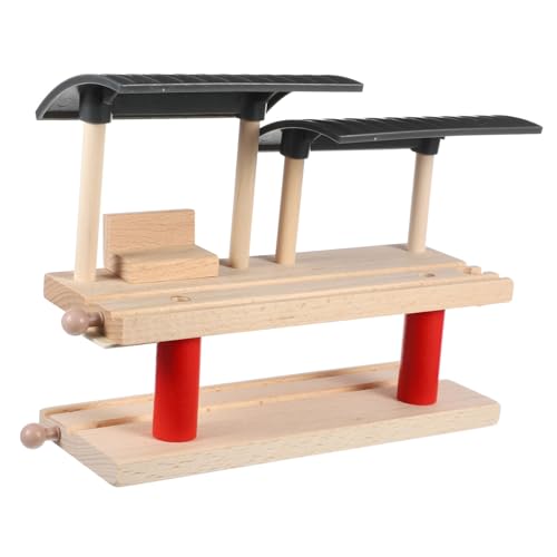 GARIOUANS Holzbahn Bahnstation Plattform Holz Zugzubehör Robust Sicher Kreativ für Jungen Mädchen Ab Jahren GARIOUANS Holzbahn Bahnstation Plattform Holz Zugzubehör Robust Sicher Kreativ für Jungen Mädchen Ab Jahren von GARIOUANS