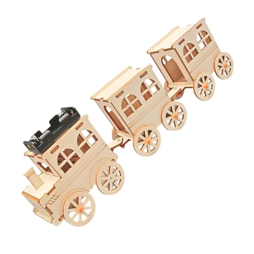 GARIOUANS Holzeisenbahn-bausatz, Diy-3d-puzzle Für Kinder, Handmontiertes Spielzeugset, Fördert Kreativität Und Motorik, Ideal Für Jungen Und Mädchen GARIOUANS Holzeisenbahn-bausatz, Diy-3d-puzzle Für Kinder, Handmontiertes Spielzeugset, Fördert Kreativität Und Motorik, Ideal Für Jungen Und Mädchen von GARIOUANS