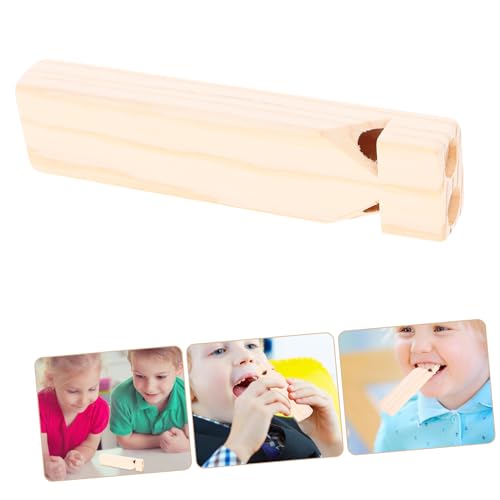 GARIOUANS Holzflöte Musikinstrument Zugpfeife DIY Malspielzeug für Jungen Mädchen Sensorisches Musikalischer Entwicklung und Hörfähigkeit Geschenkidee Geburtstag Kinderfest von GARIOUANS