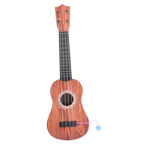 GARIOUANS Holzoptik Ukulele Stimmbar Musikinstrument für Anfänger Robust Sicher Pädagogisch Kreativkeitsfördernd Spielerisch Lernspielzeug von GARIOUANS