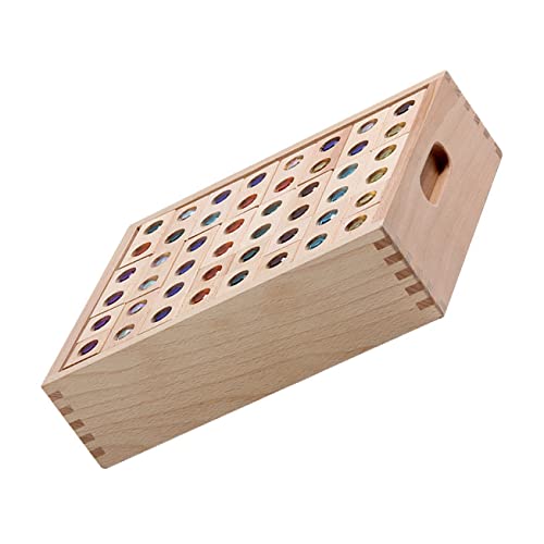 GARIOUANS Holzpuzzle Kreatives Montessori Lernspielzeug aus Naturholz Sicher und Glatt Fördert Logisches und Kreativität Pädagogisch für Kleinkinder und Vorschulkinder von GARIOUANS
