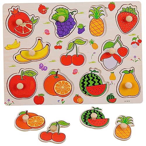 GARIOUANS Holzpuzzle für Kleinkinder Lernspielzeug für Obstmotiven Interaktives Sicheres und Langlebiges Selbstbewusstsein und Eltern Junge Mädchen Interaktion GARIOUANS Holzpuzzle für Kleinkinder Lernspielzeug für Obstmotiven Interaktives Sicheres und Langlebiges Selbstbewusstsein und Eltern Junge Mädchen Interaktion von GARIOUANS