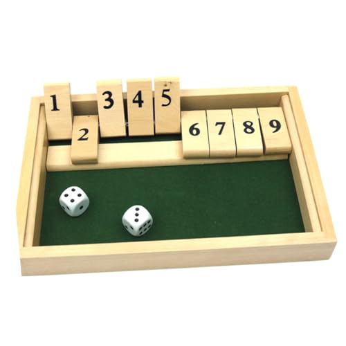 GARIOUANS Holzspiel für Personen Digitales Flip Board Trinkspiel Requisiten Ktv Bar Spaß Unterhaltsames Familienspiel zur Hand Gehirn Koordination und Mathematikförderung von GARIOUANS