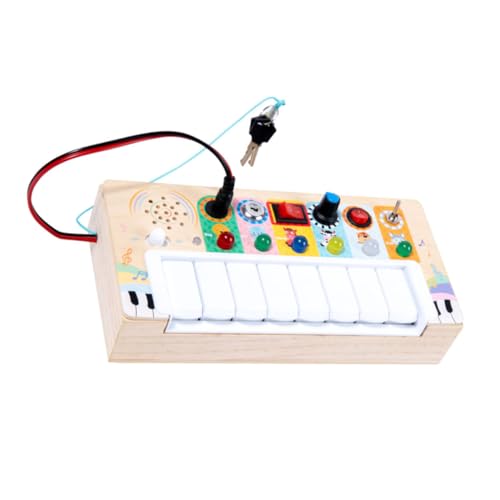 GARIOUANS Holzspielzeug Elektronisches Klavier LED Licht Lernspielzeug mit Stabilem Schalter Langlebig Sicher Fördert Kreativität und Feinmotorik für Jungen und Mädchen Ab Jahr GARIOUANS Holzspielzeug Elektronisches Klavier LED Licht Lernspielzeug mit Stabilem Schalter Langlebig Sicher Fördert Kreativität und Feinmotorik für Jungen und Mädchen Ab Jahr von GARIOUANS