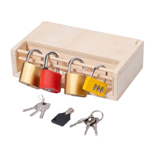 GARIOUANS Holzspielzeug Montessori Unlocking Lernspielzeug für Kleinkinder Pädagogisches Motorikspielzeug zur Feinmotorik Hand Koordination Interaktives Eltern Junge Mädchen Sicher und GARIOUANS Holzspielzeug Montessori Unlocking Lernspielzeug für Kleinkinder Pädagogisches Motorikspielzeug zur Feinmotorik Hand Koordination Interaktives Eltern Junge Mädchen Sicher und von GARIOUANS
