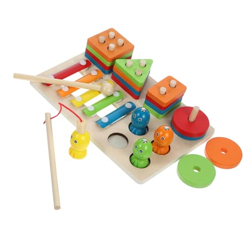 GARIOUANS Holzspielzeug Sortierspiel für Ab Jahren Geometrisches Formenpuzzle Sicheres und Langlebiges Montessori Lernspielzeug Fördert Kritisches Denken und Motorische Fähigkeiten von GARIOUANS
