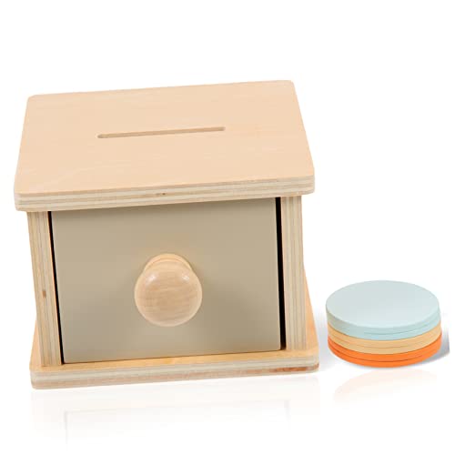 GARIOUANS Holzspielzeug für Kleinkinder Pädagogische Münzbox Motorik und Hand Augen Koordination Lernspielzeug für Junge Mädchen und Kleinkinder Farbenfrohes Design GARIOUANS Holzspielzeug für Kleinkinder Pädagogische Münzbox Motorik und Hand Augen Koordination Lernspielzeug für Junge Mädchen und Kleinkinder Farbenfrohes Design von GARIOUANS