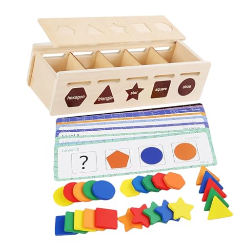 GARIOUANS Holzspielzeug mit Farberkennung Montessori Sortierspiel für Ab Jahr Pädagogisches Sensorisches Konzentration und Feinmotorik Robustes Lernspielzeug für Kleinkinder GARIOUANS Holzspielzeug mit Farberkennung Montessori Sortierspiel für Ab Jahr Pädagogisches Sensorisches Konzentration und Feinmotorik Robustes Lernspielzeug für Kleinkinder von GARIOUANS