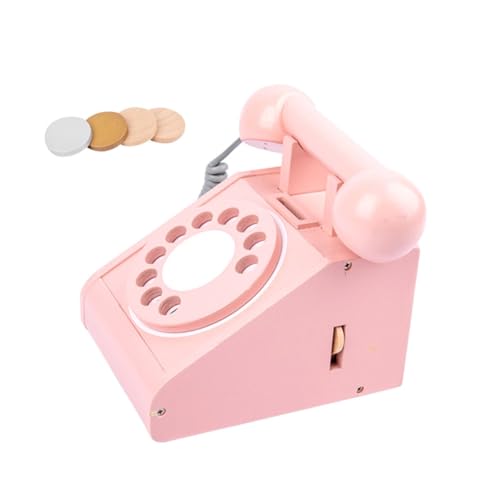 GARIOUANS Holztelefon für Retro Dial Telefon Pädagogisches und Zahlenverständnis Sicheres Holzmaterial für Kreatives Rollenspiel und Lernspaß GARIOUANS Holztelefon für Retro Dial Telefon Pädagogisches und Zahlenverständnis Sicheres Holzmaterial für Kreatives Rollenspiel und Lernspaß von GARIOUANS