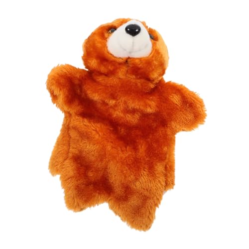 GARIOUANS Interaktive Handpuppe Bär aus Plüsch Kuschelig Sanft für Sozialer Fähigkeiten und Emotionaler Entwicklung Puppentheater Zubehör von GARIOUANS