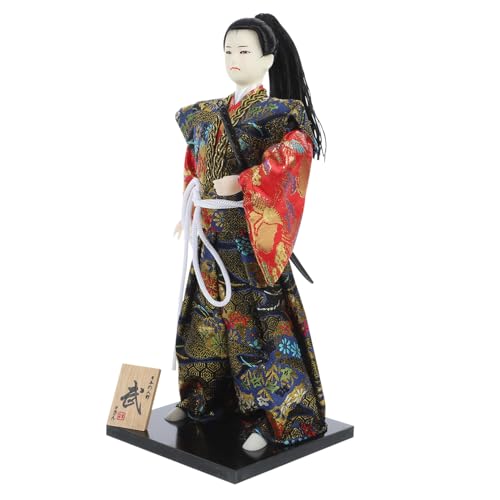 GARIOUANS Japanische Samurai Ninja Puppe Dekoratives Ornament Hausdeko Wohnzimmer Japanischer Krieger Traditionelles Sammlerstück Kulturelle von GARIOUANS