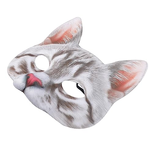 GARIOUANS Katzenmaske für Maskerade und Karneval Realistische Katzenmaske mit Elastischem Design für Kostümpartys und Halloween Kreatives für Frauen und Freundinnen von GARIOUANS