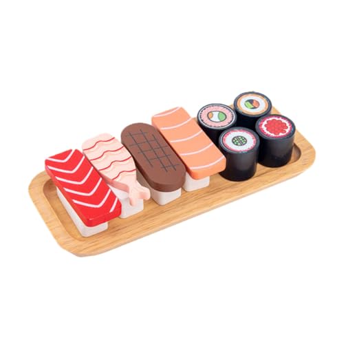 GARIOUANS Kinderspielzeug Sushi Holzspielzeug Buntes Simulation Lebensmittel Lernspielzeug Kreativität Hand Auge Koordination für Geburtstag Party GARIOUANS Kinderspielzeug Sushi Holzspielzeug Buntes Simulation Lebensmittel Lernspielzeug Kreativität Hand Auge Koordination für Geburtstag Party von GARIOUANS