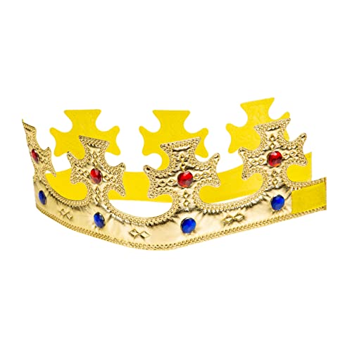 GARIOUANS Königskrone Haarreif für Jungen Party Accessoire für Halloween Geburtstagsfeiern und Cosplay Goldene Krone für Verkleidungen und Rollenspiele GARIOUANS Königskrone Haarreif für Jungen Party Accessoire für Halloween Geburtstagsfeiern und Cosplay Goldene Krone für Verkleidungen und Rollenspiele von GARIOUANS