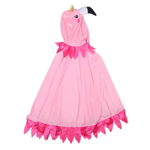 GARIOUANS Flamingo Kapuzenumhang Für Mädchen Und Erwachsene Lustiges Kostüm Für Partys Cosplay Und Weihnachten Bequemer Und Auffälliger Auftritt Mit Kapuze Und Einzigartigem von GARIOUANS