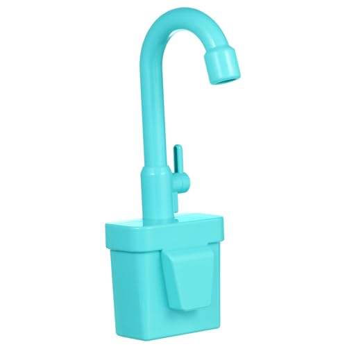 GARIOUANS Küchenspüle Wasserhahn Ersatz aus Robustem Kunststoff mit Drehbarem Auslauf für Spielküche Zubehör Realistische Wasserfunktion Fördert Lernen von GARIOUANS