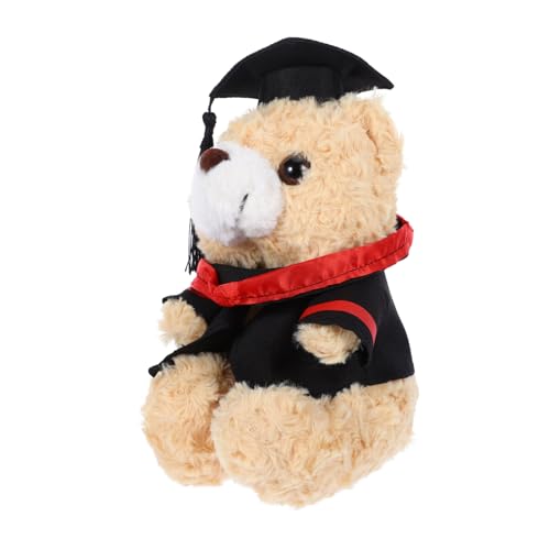 GARIOUANS Kuscheltier Abschlussbär Süßes Plüschspielzeug für Graduierungsgeschenke Dekoration und Tisch Accessoires Niedlicher mit Streifen für Jungen und Mädchen GARIOUANS Kuscheltier Abschlussbär Süßes Plüschspielzeug für Graduierungsgeschenke Dekoration und Tisch Accessoires Niedlicher mit Streifen für Jungen und Mädchen von GARIOUANS