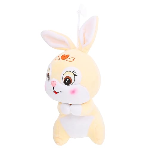 GARIOUANS Kuscheltier Hase für Chinesische Neujahr Flauschiger Bunny Maskottchen für Freunde Fröhliche Deko für Zuhause GARIOUANS Kuscheltier Hase für Chinesische Neujahr Flauschiger Bunny Maskottchen für Freunde Fröhliche Deko für Zuhause von GARIOUANS
