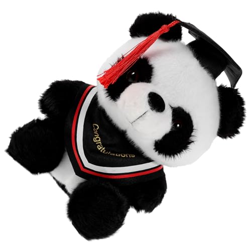 GARIOUANS Kuscheltier Panda zur Graduierung Plüsch Panda mit Doktorkappe Süßes für Studienabschlüsse und Prüfungen Deko für Abschlussfeiern mit Dreieckstuch GARIOUANS Kuscheltier Panda zur Graduierung Plüsch Panda mit Doktorkappe Süßes für Studienabschlüsse und Prüfungen Deko für Abschlussfeiern mit Dreieckstuch von GARIOUANS