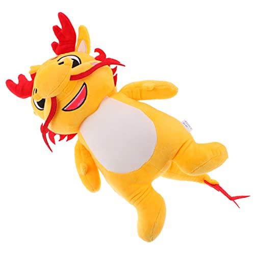 GARIOUANS Kuscheltier Plüsch für Jahr des Drachen Gelbes Drachenmaskottchen für Dekoration und Bringt und Freude für Zuhause und Unterwegs GARIOUANS Kuscheltier Plüsch für Jahr des Drachen Gelbes Drachenmaskottchen für Dekoration und Bringt und Freude für Zuhause und Unterwegs von GARIOUANS