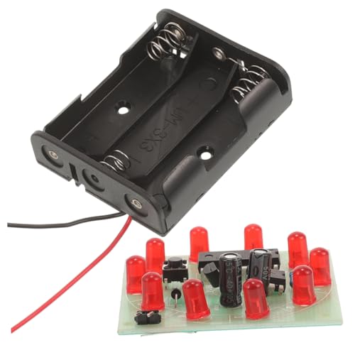 GARIOUANS LED Drehlampe DIY Bausatz Elektrischer Schaltkreis Lernspielzeug mit LED und Aa Batteriebox Wissenschaftliches Experimentierkit für Eltern GARIOUANS LED Drehlampe DIY Bausatz Elektrischer Schaltkreis Lernspielzeug mit LED und Aa Batteriebox Wissenschaftliches Experimentierkit für Eltern von GARIOUANS