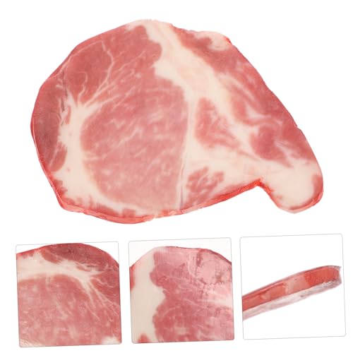GARIOUANS Lebensechte Fake Beef Scheiben Künstliches Fleisch Modell Küchen und Shopdekor Fotografie Requisiten für Ausstellungen von GARIOUANS