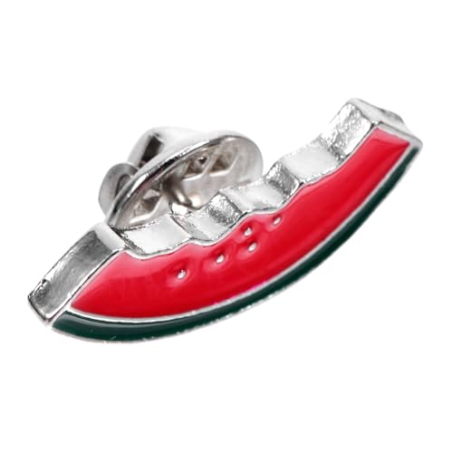 GARIOUANS Legierungs-wassermelonen-brosche Krawattennadel Sommer Stifte Wassermelonen-abzeichen Cartoon-wassermelonen-brosche Brosche Anstecknadel Für Männer Brosche Mit Wassermelone Rot von GARIOUANS