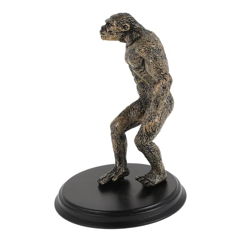 GARIOUANS Lehrmittel zur menschlichen Evolution Gorillafigur realistisch gozilla Gorilla-Figur Desktop-Dekoration Tierfiguren Modell Schimpansenfigur aus Kunststoff Plastik von GARIOUANS