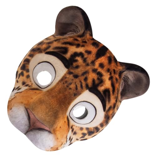 GARIOUANS Leichter Leoparden Halbgesichtsmaske aus EVA für Karneval und Faschingskostüme Atmungsaktive Tiermaske mit Elastischem Band für Cosplay und Halloween Partys GARIOUANS Leichter Leoparden Halbgesichtsmaske aus EVA für Karneval und Faschingskostüme Atmungsaktive Tiermaske mit Elastischem Band für Cosplay und Halloween Partys von GARIOUANS