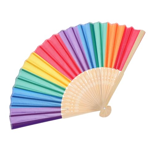 GARIOUANS Leichter Tragbarer Regenbogen Fächer Pride Handfächer für Lgbtq Partys Hochzeitsgeschenk und Bunte Sommerdekoration GARIOUANS Leichter Tragbarer Regenbogen Fächer Pride Handfächer für Lgbtq Partys Hochzeitsgeschenk und Bunte Sommerdekoration von GARIOUANS