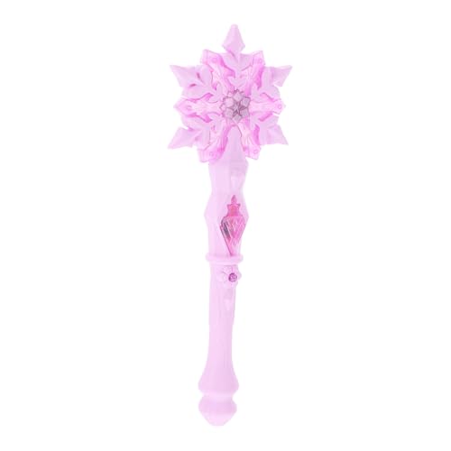 GARIOUANS Leuchtender Schneeflocken Zauberstab für Magischer Cosplay Stab für Prinzessinnen für Weihnachten Halloween und Partys von GARIOUANS